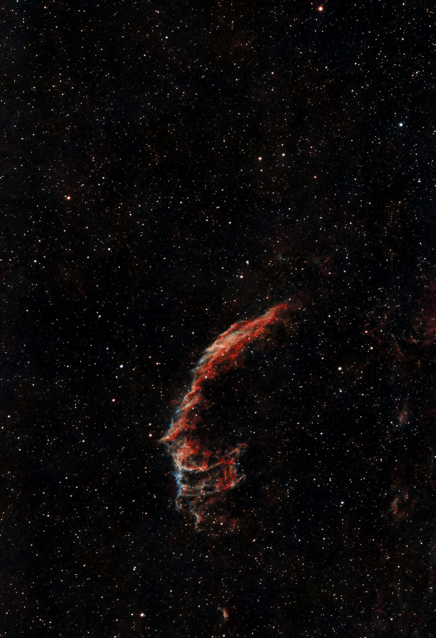 NGC 6992 – Der östliche Schleiernebel im Sternbild Schwan