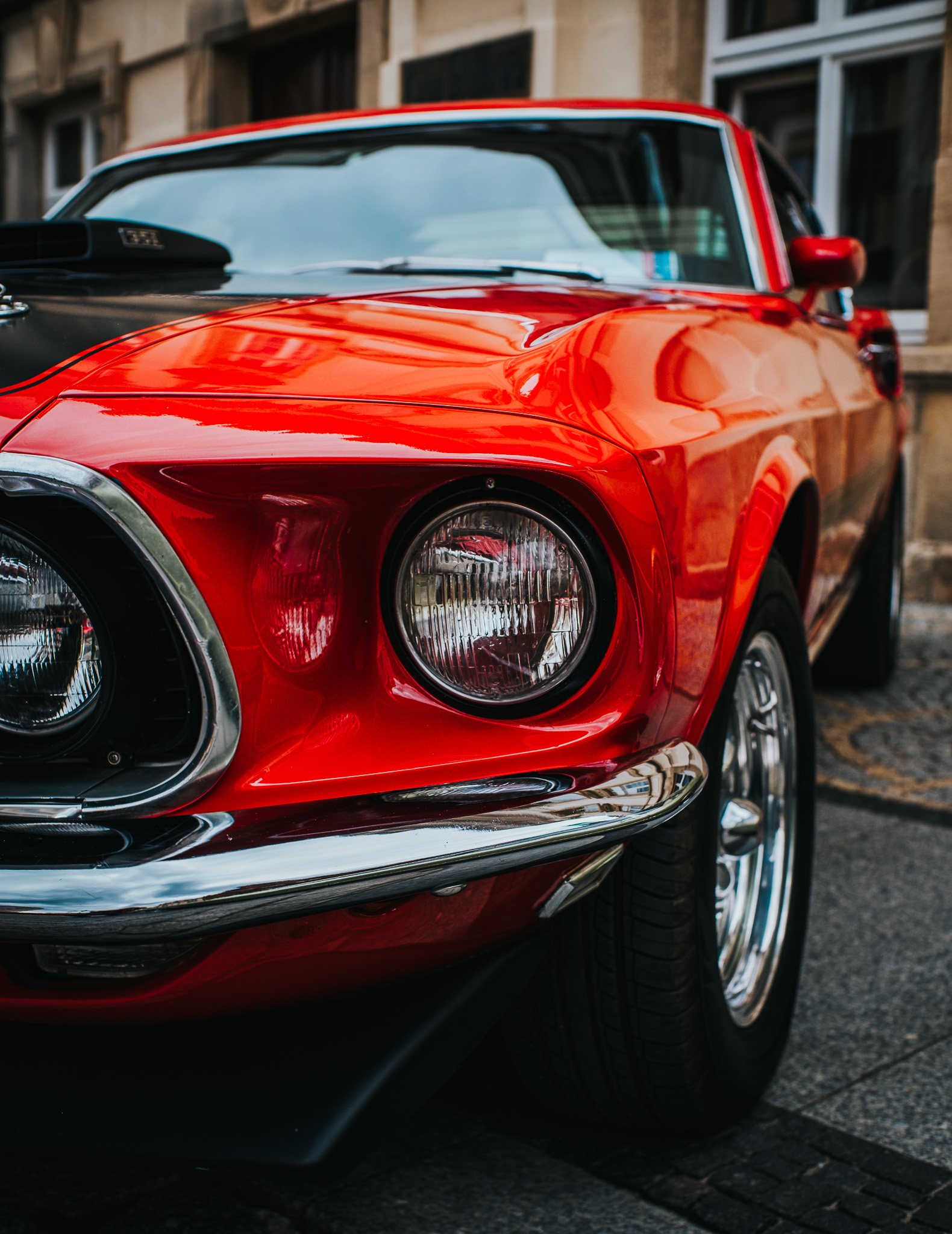 American Muscle – Ford Mustang in Rot