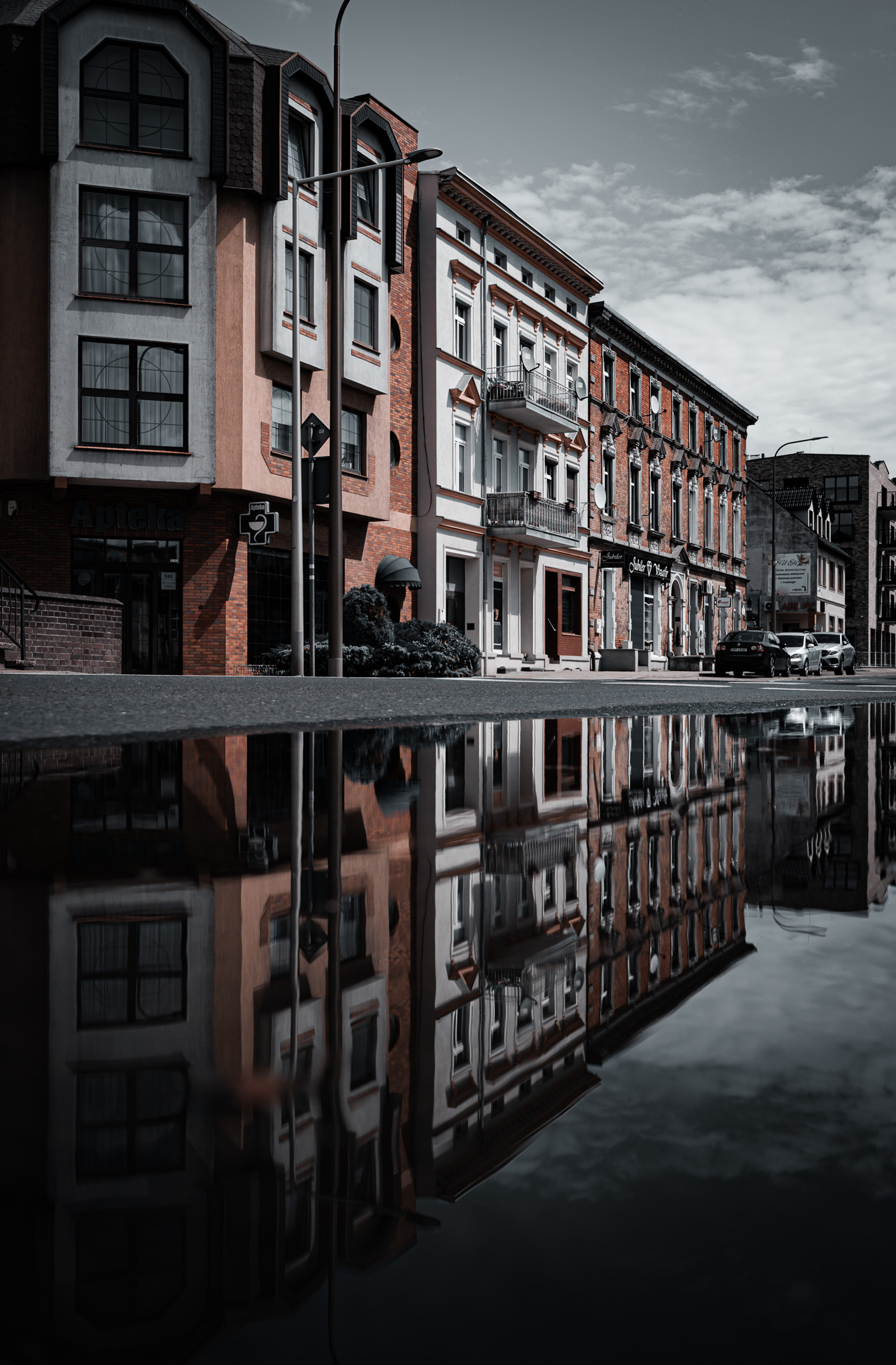 Spiegelung nach dem Regen
