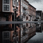 Spiegelung nach dem Regen