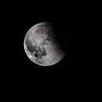 Mondfinsternis am 07.09.2025 - schon kurz vor Ende