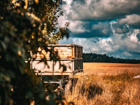Stillstand am Feldrand